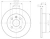 Задний дисковый тормоз 8DD355106091 HELLA