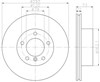 Ротор тормозной 8DD355111241 HELLA