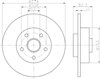 Задний дисковый тормоз 8DD355112361 HELLA