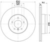 Тормозной диск 8DD355117761 HELLA