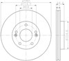 Тормоз дисковый передний 8DD355118371 HELLA