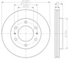 Тормоз дисковый передний 8DD355118631 HELLA