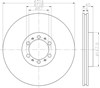 Передний тормозной диск 8DD355118741 HELLA