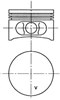 Поршня на 1 цилиндр, STD 99646600 KOLBENSCHMIDT