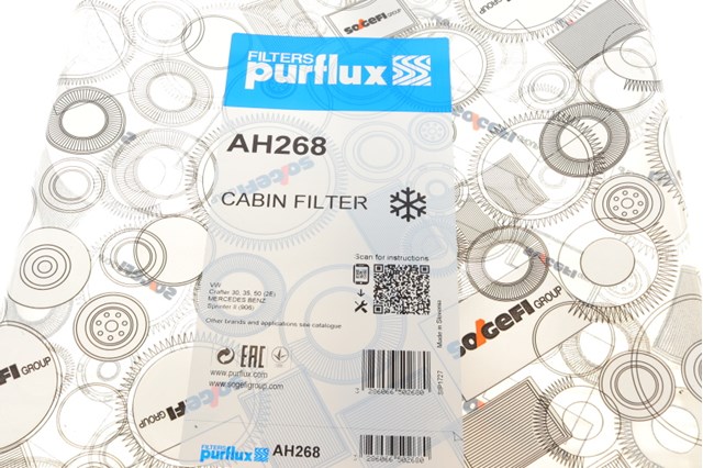 Фильтр пылевой AH268 PURFLUX