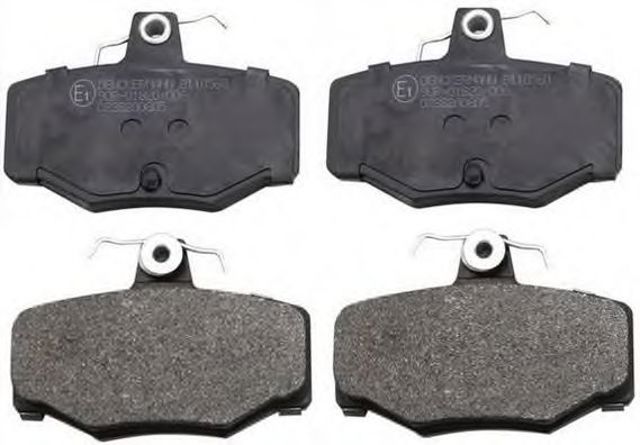 Задние тормозные колодки B110560 DENCKERMANN