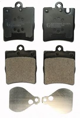Колодки на тормоз задний дисковый B110876 DENCKERMANN