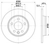 Задний дисковый тормоз BBD4214 BORG&BECK