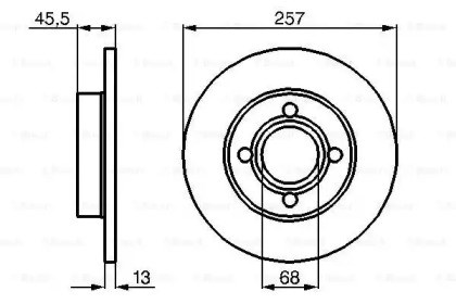Ротор тормозной BG2215 DELPHI