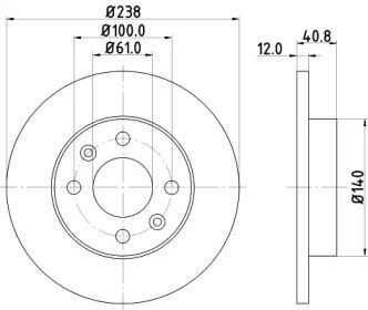 Ротор тормозной BG2217 DELPHI