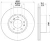 Тормоз дисковый передний BG2433 DELPHI