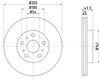 Диск тормозной передний BG2596 DELPHI