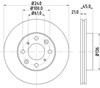 Диск тормозной передний BG2673 DELPHI