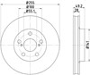 Ротор тормозной BG3187 DELPHI