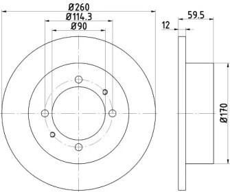 Тормозные диски BG3609 DELPHI