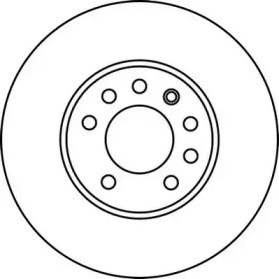 Диск тормозной передний BG3713C DELPHI