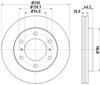 Тормоз дисковый передний BG3812 DELPHI