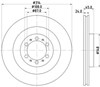 Ротор тормозной BG3847 DELPHI