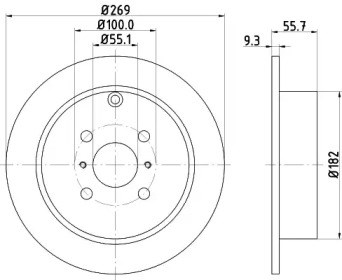 Тормозные диски BG3867 DELPHI