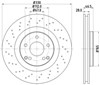 Тормоз дисковый передний BG3985C DELPHI