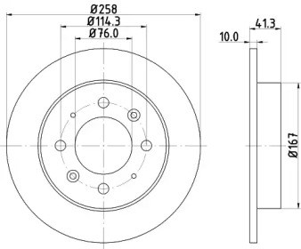 Дисковый тормоз BG4017 DELPHI