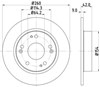 Задний дисковый тормоз BG4118C DELPHI