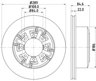 Дисковый тормоз BG4171 DELPHI