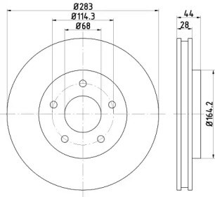 BG4678C Передние тормозные диски купить Кривой Рог