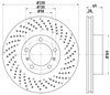 Передний тормозной диск BG4781C DELPHI