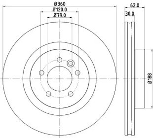 Ротор тормозной BG9007C DELPHI