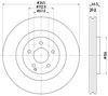 Тормоз дисковый передний BG9144C DELPHI