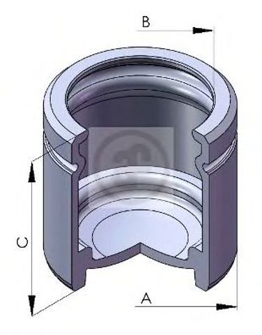 Поршень тормозного суппорта переднего D025107 AUTOFREN