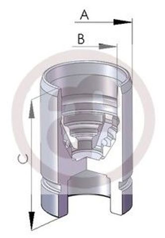 Поршень тормозного заднего суппорта  D02589 AUTOFREN