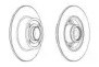 Тормозные диски DDF15711 FERODO
