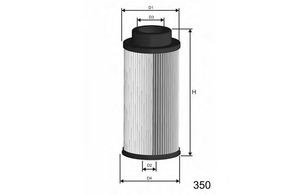 Фільтр паливний scania r470 05- F010