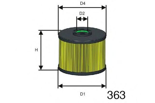 Фільтр паливний citoren/ford/peugeot 2.0 hdi 09-/2.0 tdci 11- F128