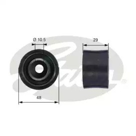 Обводной ролик ремня ГРМ FU13100 FLENNOR