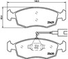 Колодки передние GDB1900 TRW