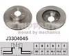 Диск тормозной передний J3304045 NIPPARTS