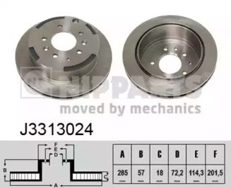 NIPPARTS J3313024 Тормозные диски в наличии Павлоград