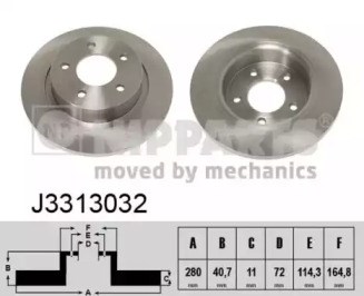 Тормозной диск J3313032 NIPPARTS