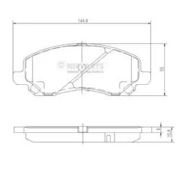 Колодки тормозные Dodge Avenger