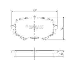 J3608017 Колодки тормозные передние дисковые купить Кривой Рог