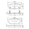 Колодки на тормоз задний дисковый J3615004 NIPPARTS
