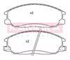 Передние тормозные колодки JQ101163 KAMOKA