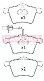 Колодки тормозные JQ101165 KAMOKA