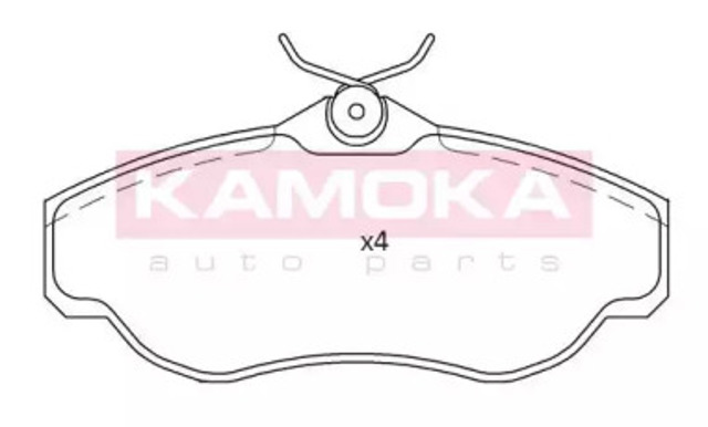 Колодки тормозные JQ101190 KAMOKA