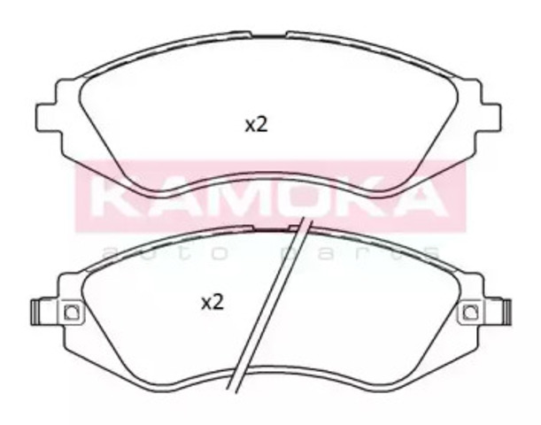 Колодки JQ101257 KAMOKA