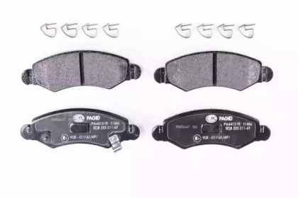Колодки тормозные передние дисковые JQ1012846 KAMOKA