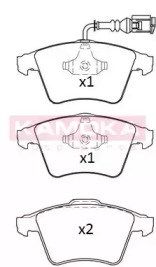 Колодки дисковые  JQ101308 KAMOKA